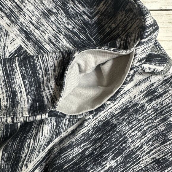 Lululemon Wunder Under Crop II Heath Wave Black White Size 4 Workout Leggings - Picture 8 of 13